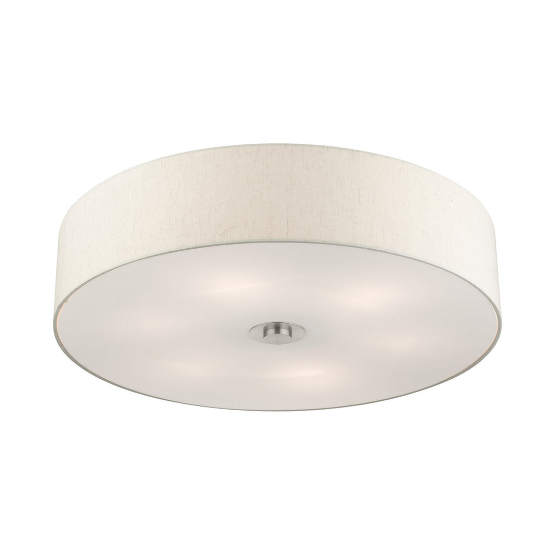 Livex Meridian 45848-91 Ceiling Light - Brushed Nickel