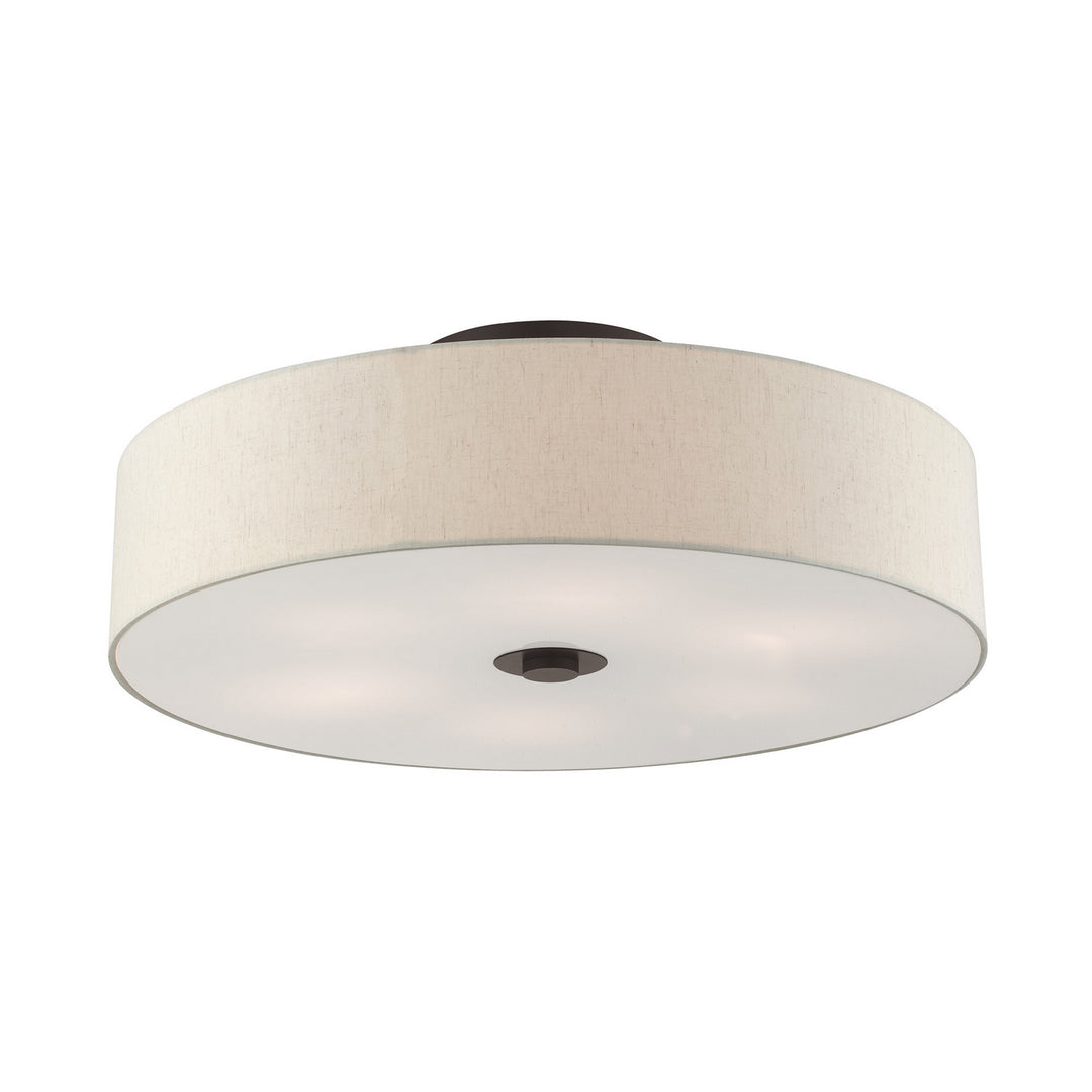 Livex Monroe 45848-92 Ceiling Light - English Bronze