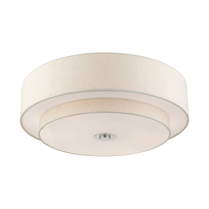 Livex Meridian 45849-91 Ceiling Light - Brushed Nickel