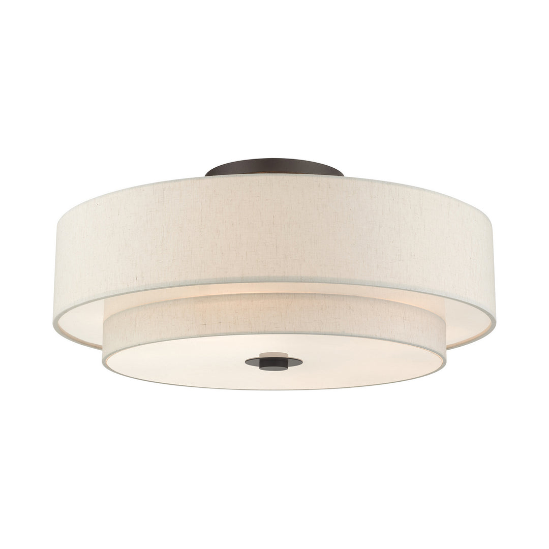 Livex Monroe 45849-92 Ceiling Light - English Bronze