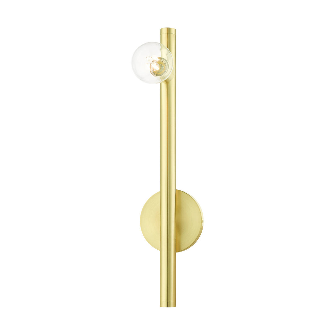 Livex Bannister 45861-12 Wall Sconce Light - Satin Brass