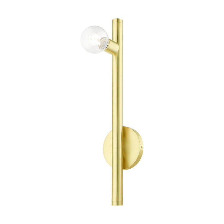 Livex Bannister 45861-12 Wall Sconce Light - Satin Brass