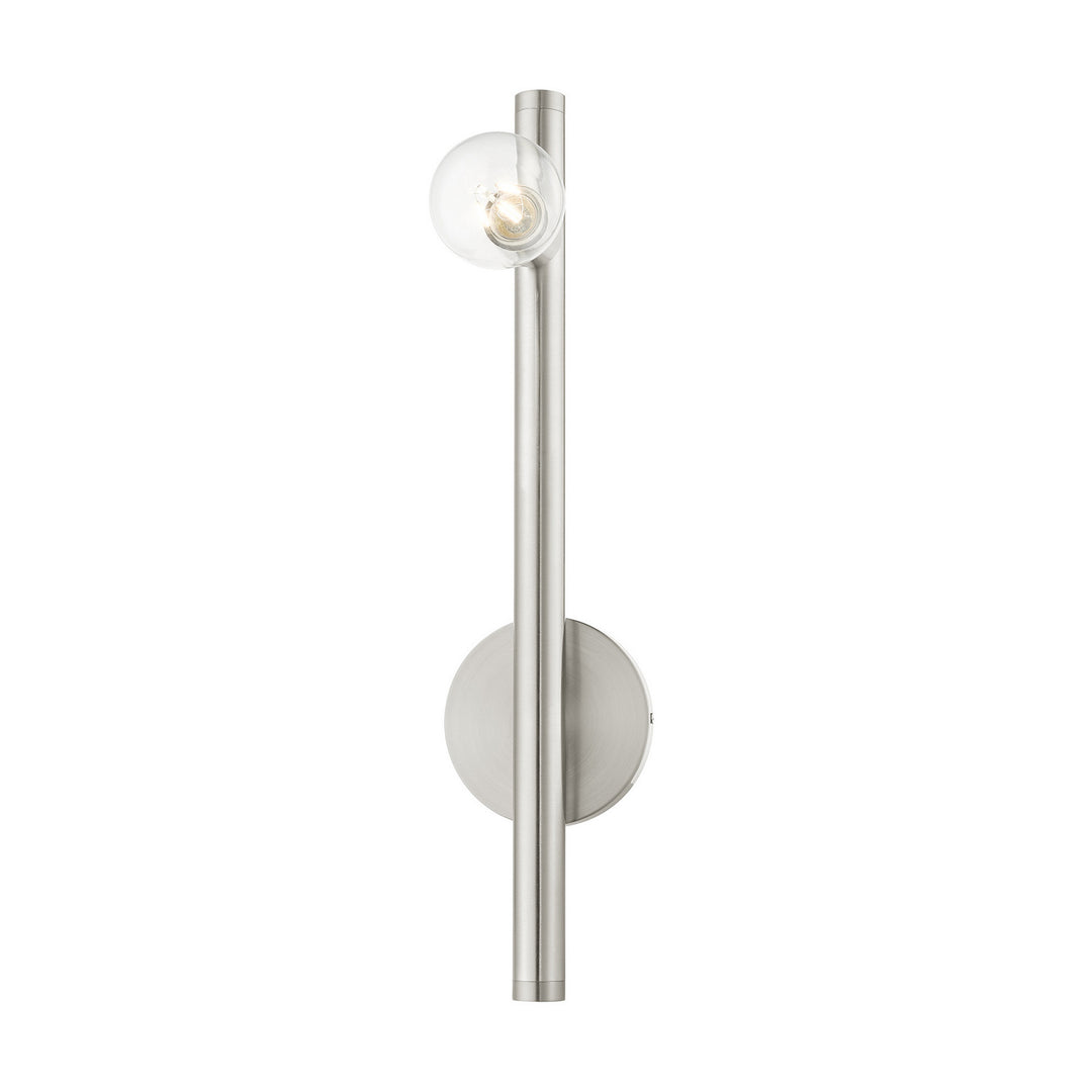 Livex Bannister 45861-91 Wall Sconce Light - Brushed Nickel