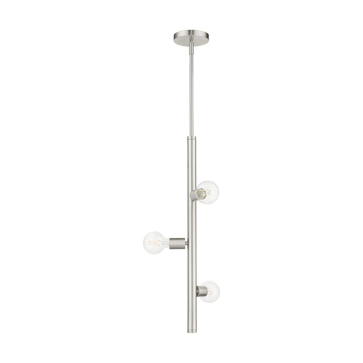 Livex Bannister 45863-91 Pendant Light - Brushed Nickel
