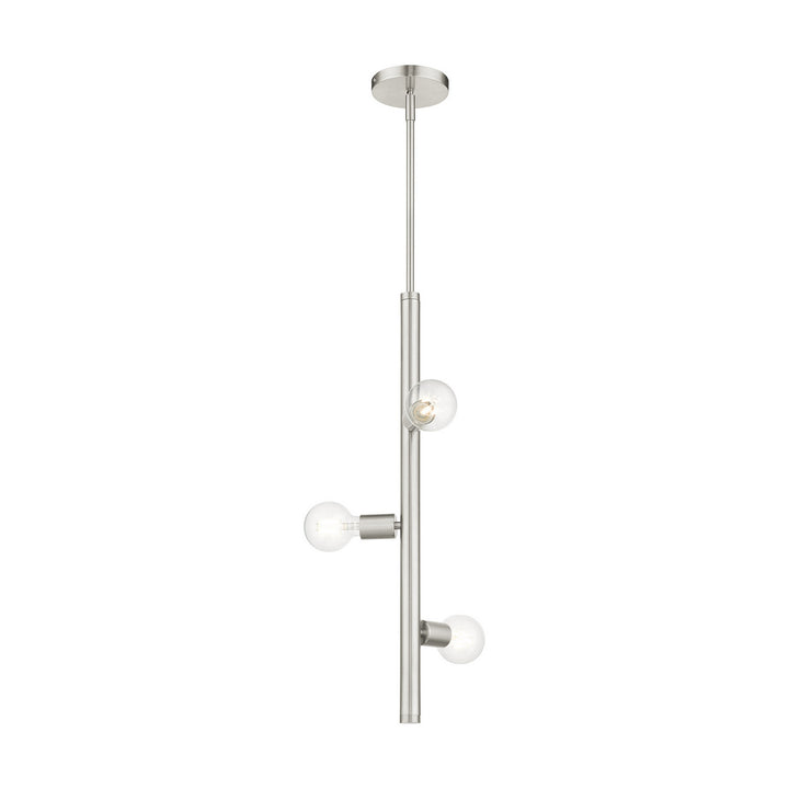 Livex Bannister 45863-91 Pendant Light - Brushed Nickel