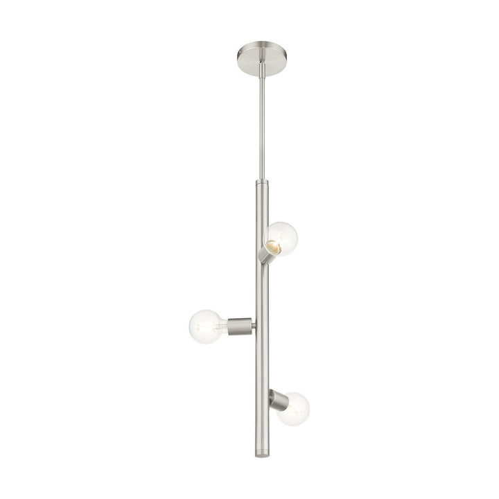 Livex Bannister 45863-91 Pendant Light - Brushed Nickel