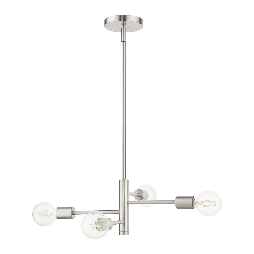 Livex Bannister 45864-91 Chandelier Light - Brushed Nickel