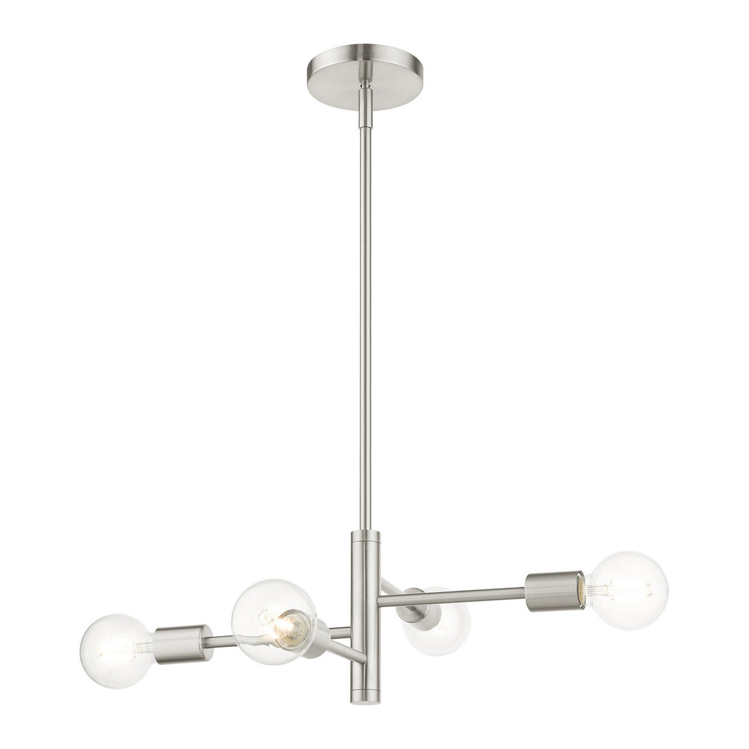 Livex Bannister 45864-91 Chandelier Light - Brushed Nickel