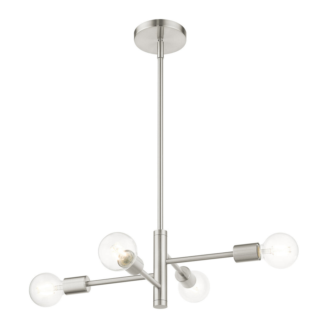 Livex Bannister 45864-91 Chandelier Light - Brushed Nickel