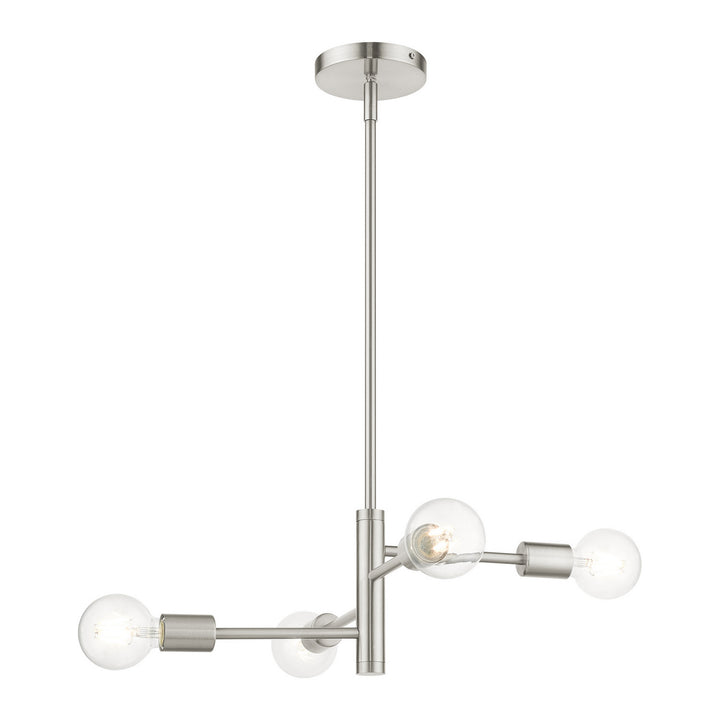 Livex Bannister 45864-91 Chandelier Light - Brushed Nickel