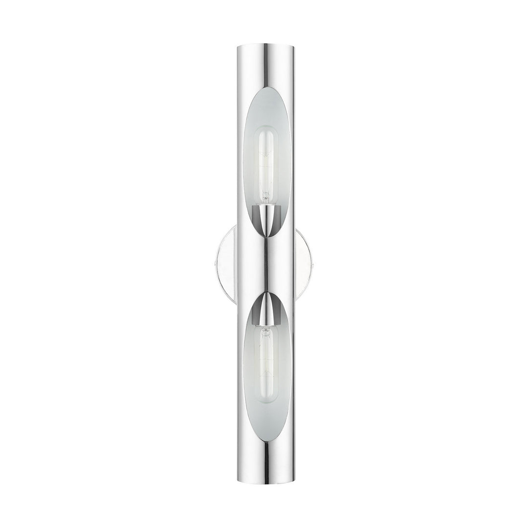 Livex Novato 45892-05 Wall Sconce Light - Polished Chrome