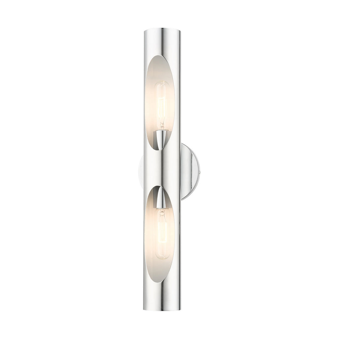 Livex Novato 45892-05 Wall Sconce Light - Polished Chrome