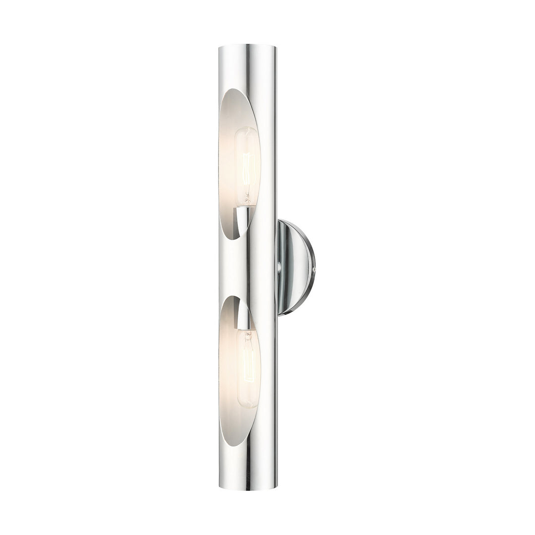 Livex Novato 45892-05 Wall Sconce Light - Polished Chrome