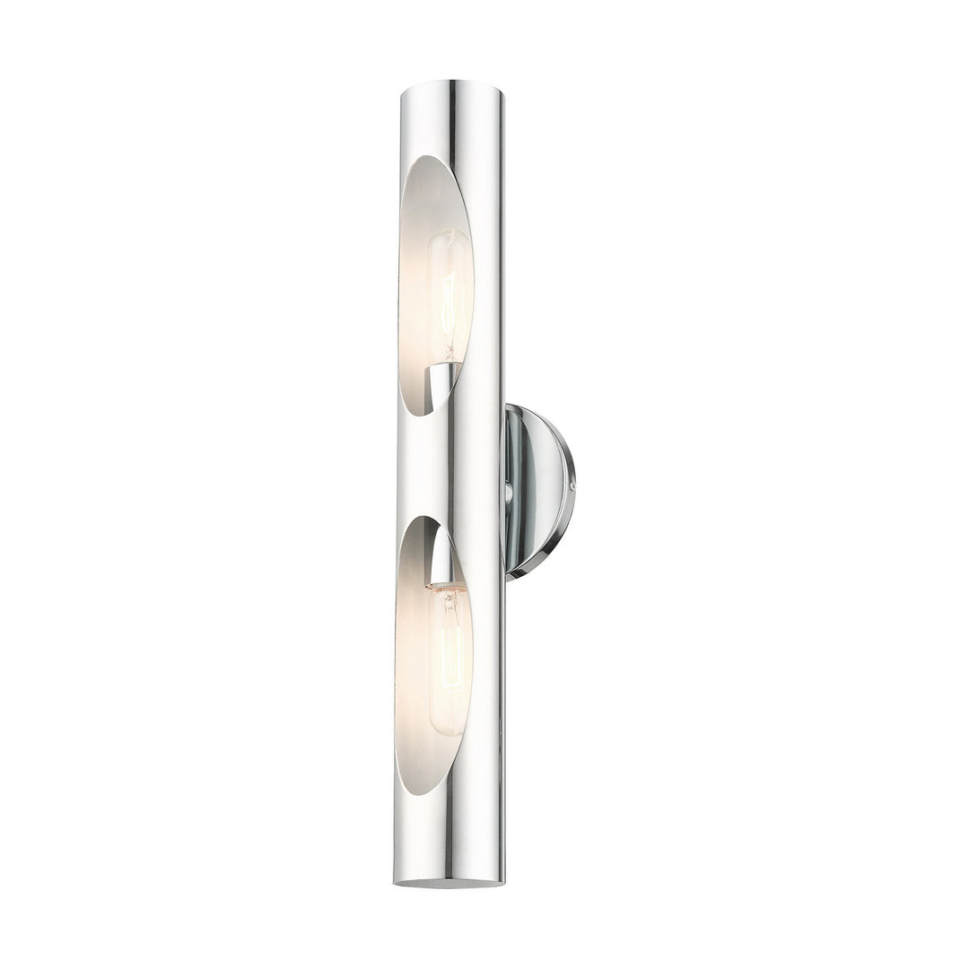 Livex Novato 45892-05 Wall Sconce Light - Polished Chrome