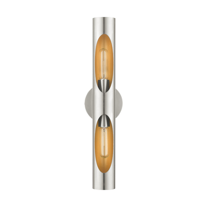 Livex Novato 45892-91 Wall Sconce Light - Brushed Nickel