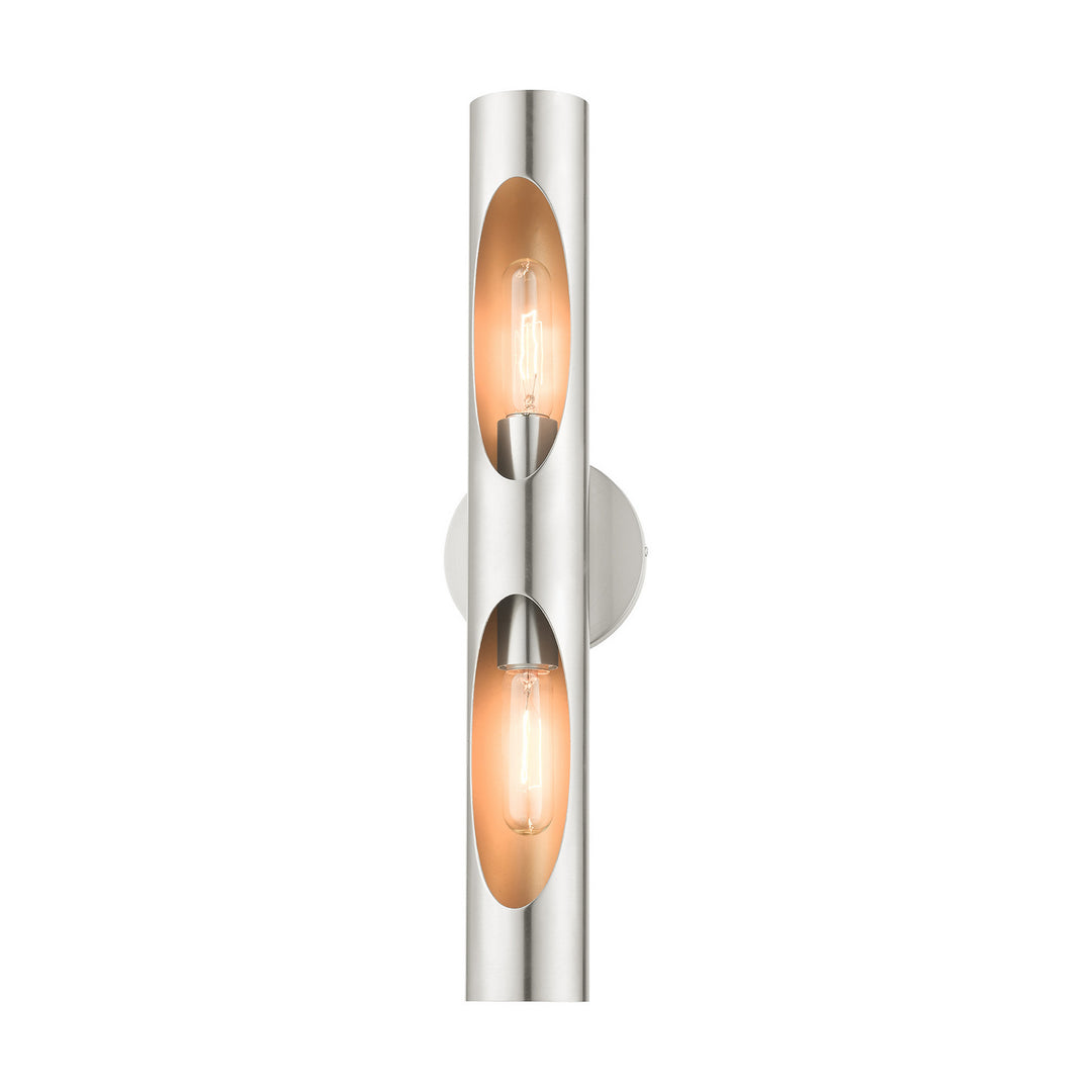 Livex Novato 45892-91 Wall Sconce Light - Brushed Nickel