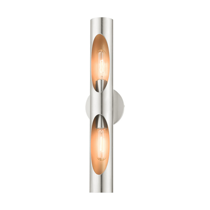 Livex Novato 45892-91 Wall Sconce Light - Brushed Nickel