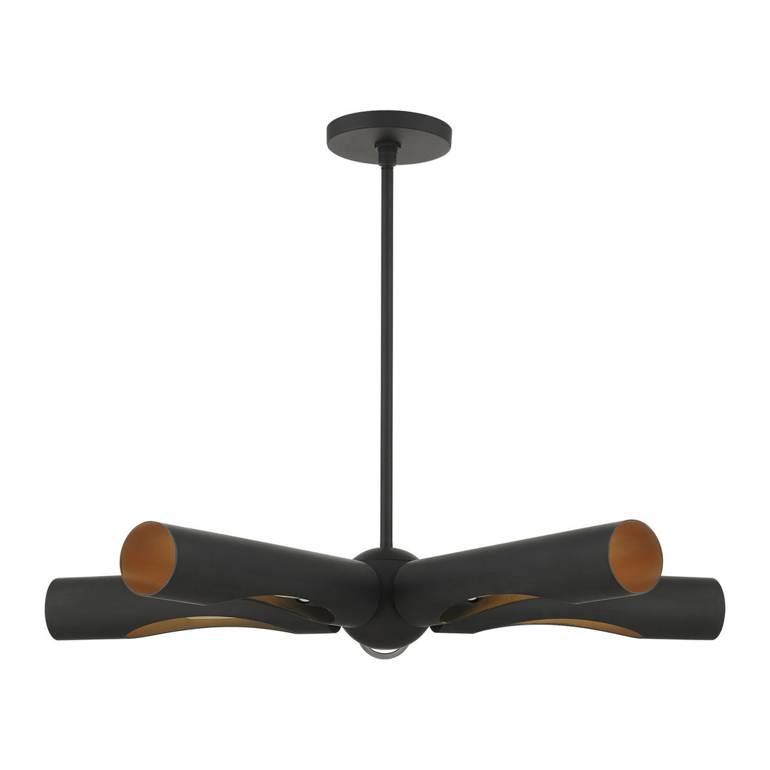 Livex Novato 45895-04 Chandelier Light - Black