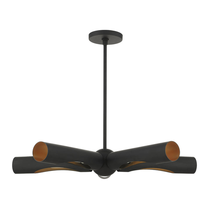 Livex Novato 45895-04 Chandelier Light - Black