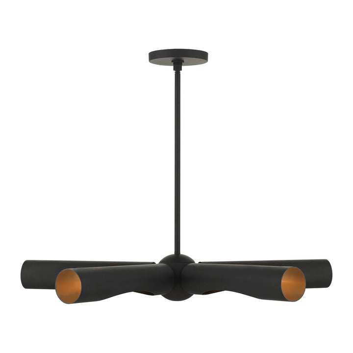 Livex Novato 45895-04 Chandelier Light - Black