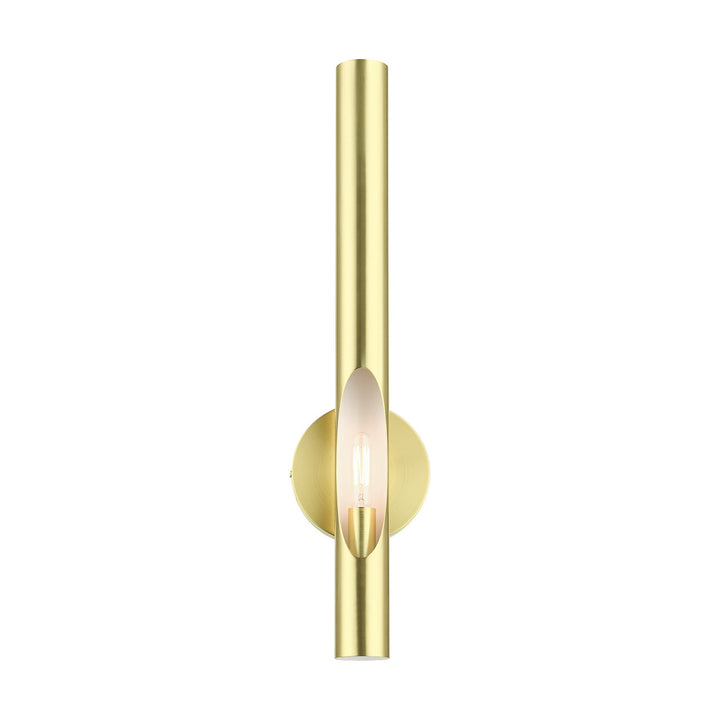 Livex Acra 45911-12 Wall Sconce Light - Satin Brass