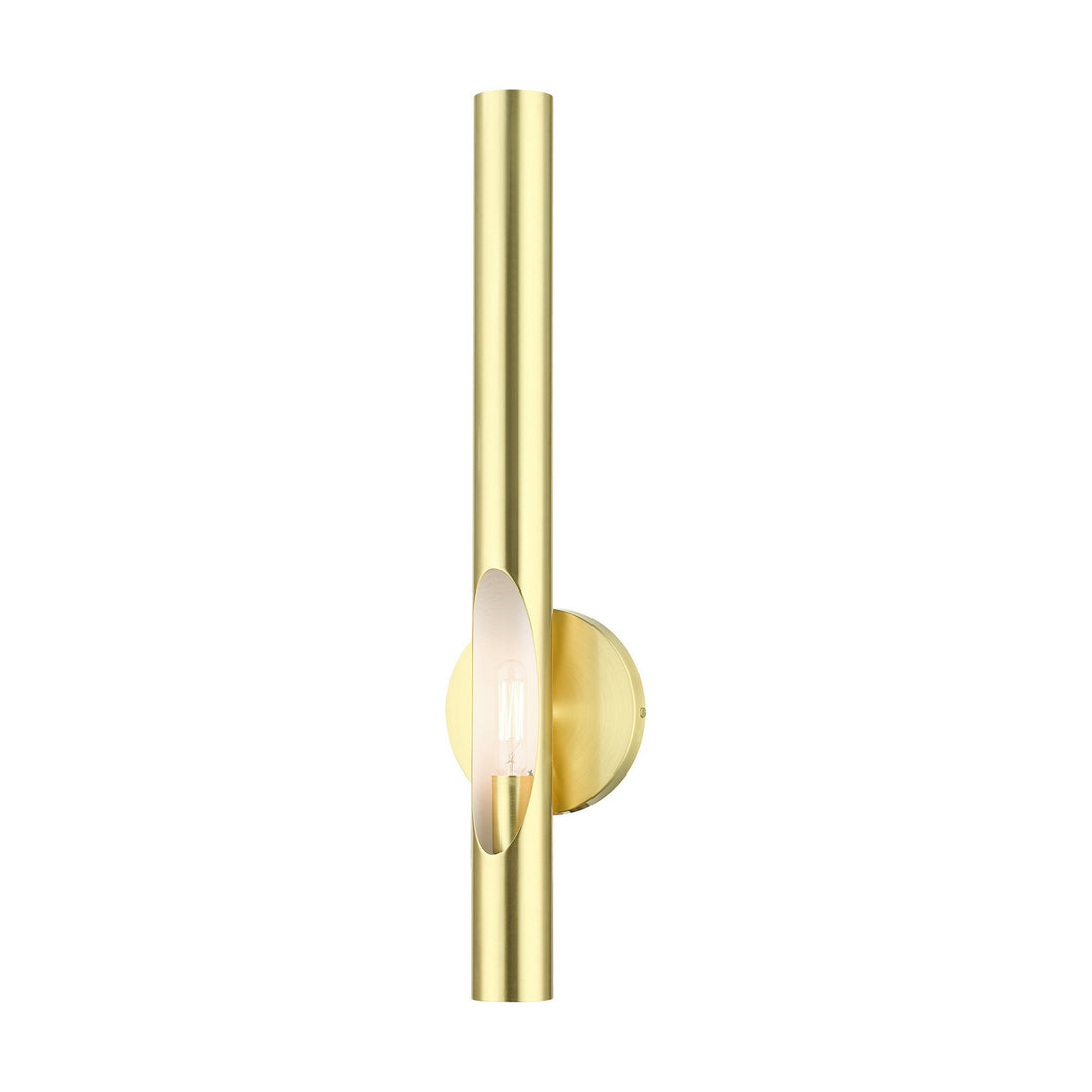 Livex Acra 45911-12 Wall Sconce Light - Satin Brass