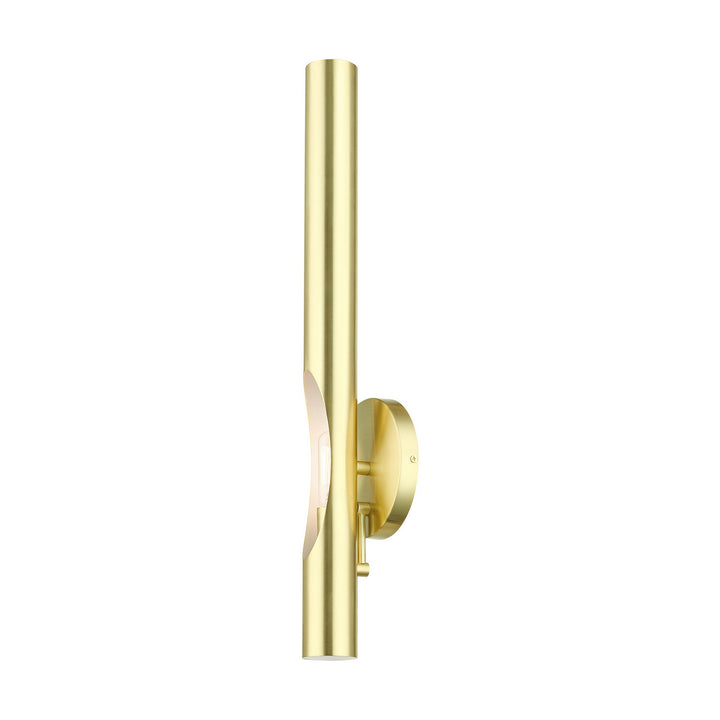 Livex Acra 45911-12 Wall Sconce Light - Satin Brass