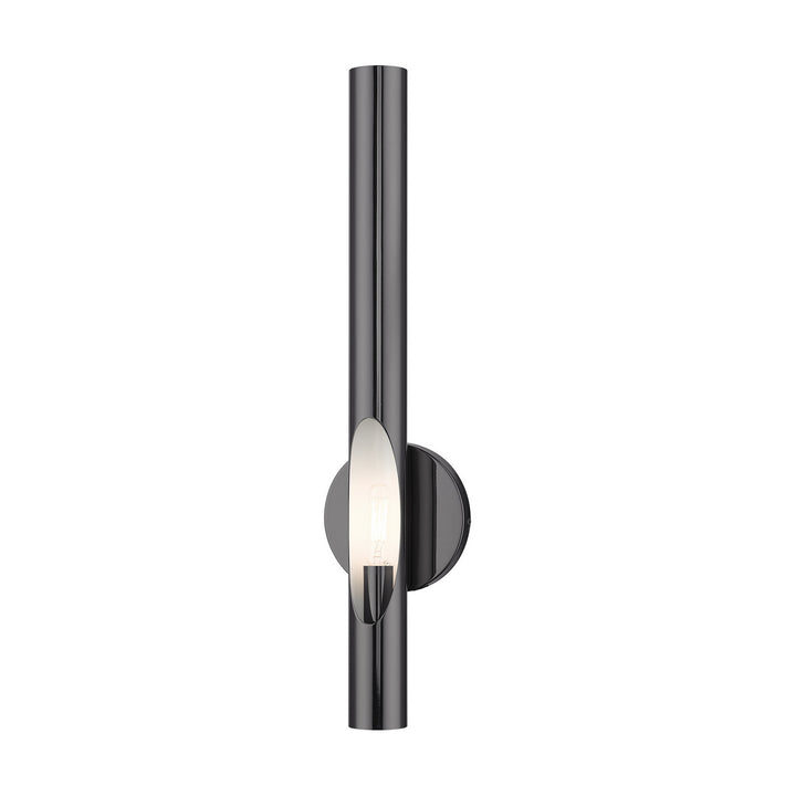 Livex Acra 45911-46 Wall Sconce Light - Black Chrome