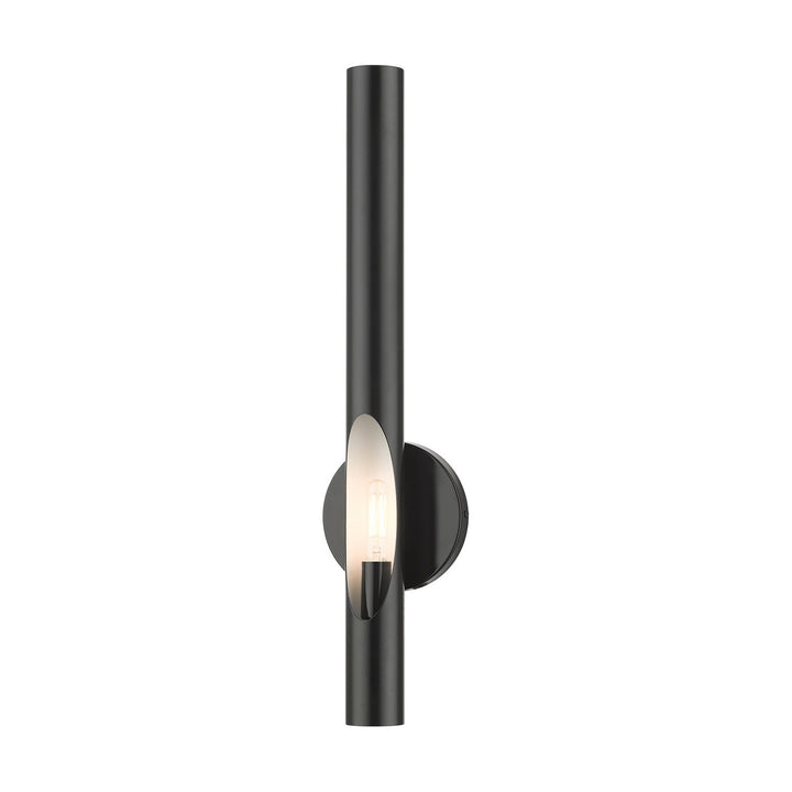 Livex Acra 45911-68 Wall Sconce Light - Shiny Black