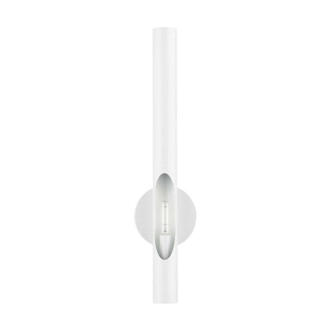 Livex Acra 45911-69 Wall Sconce Light - Shiny White