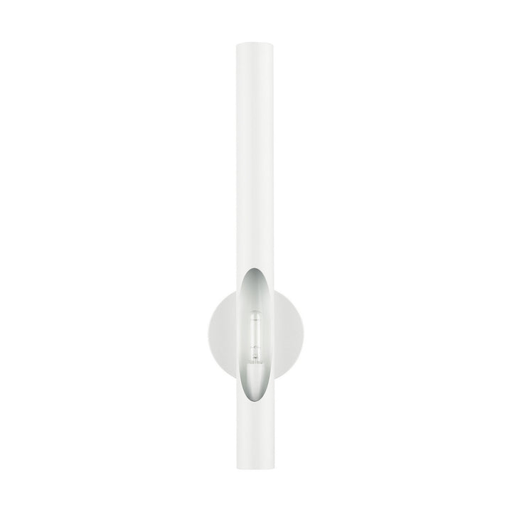 Livex Acra 45911-69 Wall Sconce Light - Shiny White