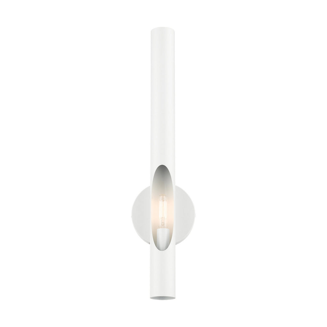 Livex Acra 45911-69 Wall Sconce Light - Shiny White