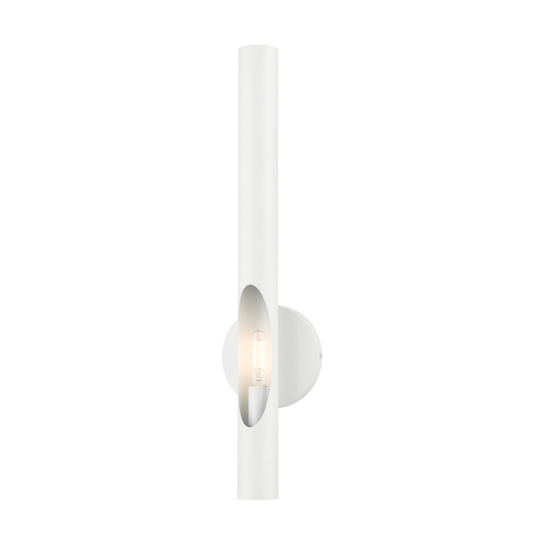 Livex Acra 45911-69 Wall Sconce Light - Shiny White