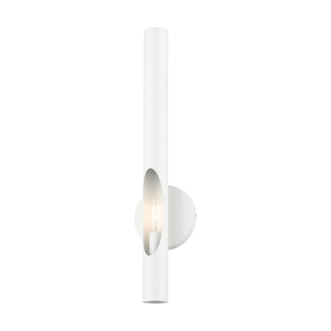 Livex Acra 45911-69 Wall Sconce Light - Shiny White