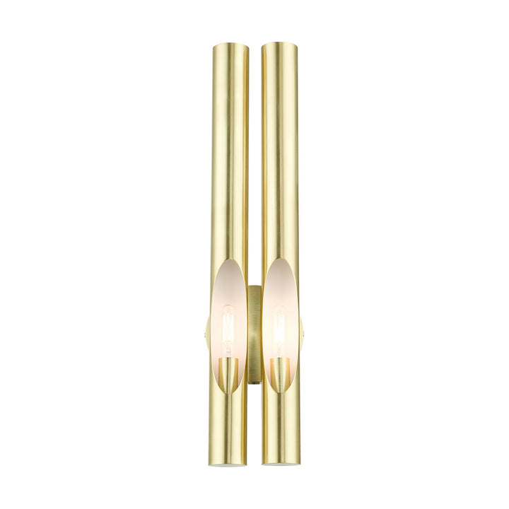 Livex Acra 45912-12 Wall Sconce Light - Satin Brass