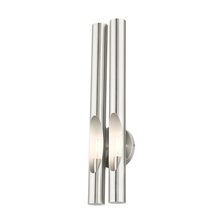 Livex Acra 45912-91 Wall Sconce Light - Brushed Nickel