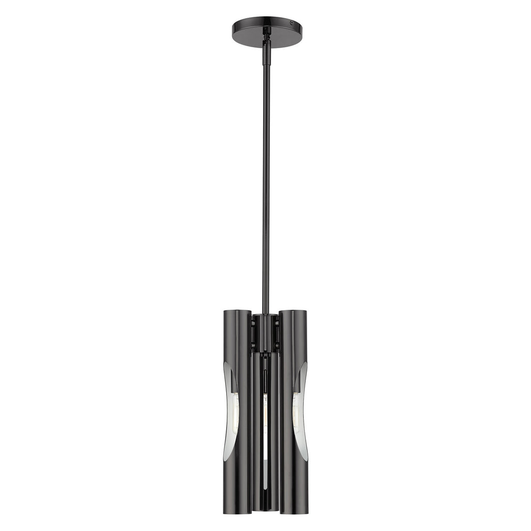 Livex Acra 45913-46 Pendant Light - Black Chrome