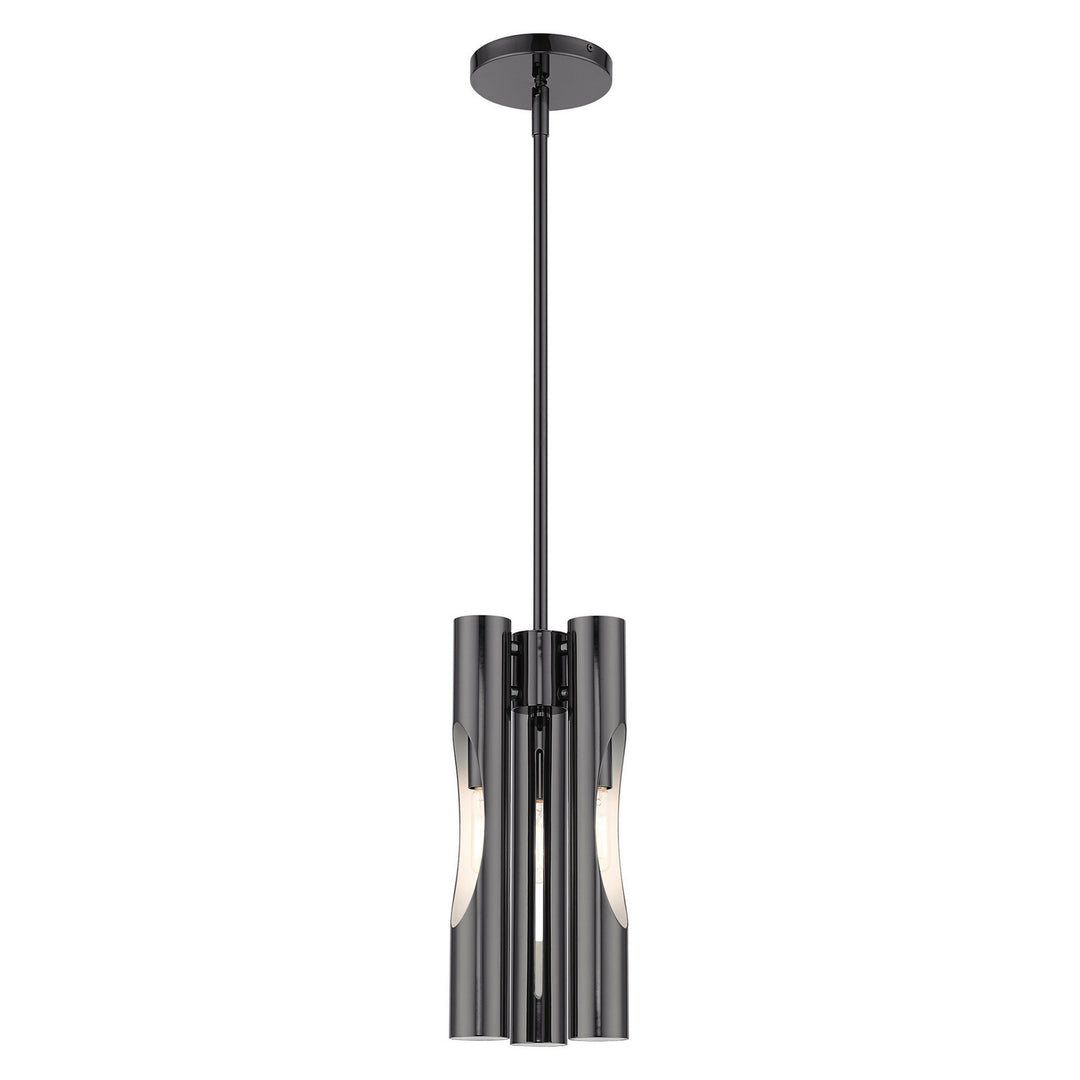 Livex Acra 45913-46 Pendant Light - Black Chrome