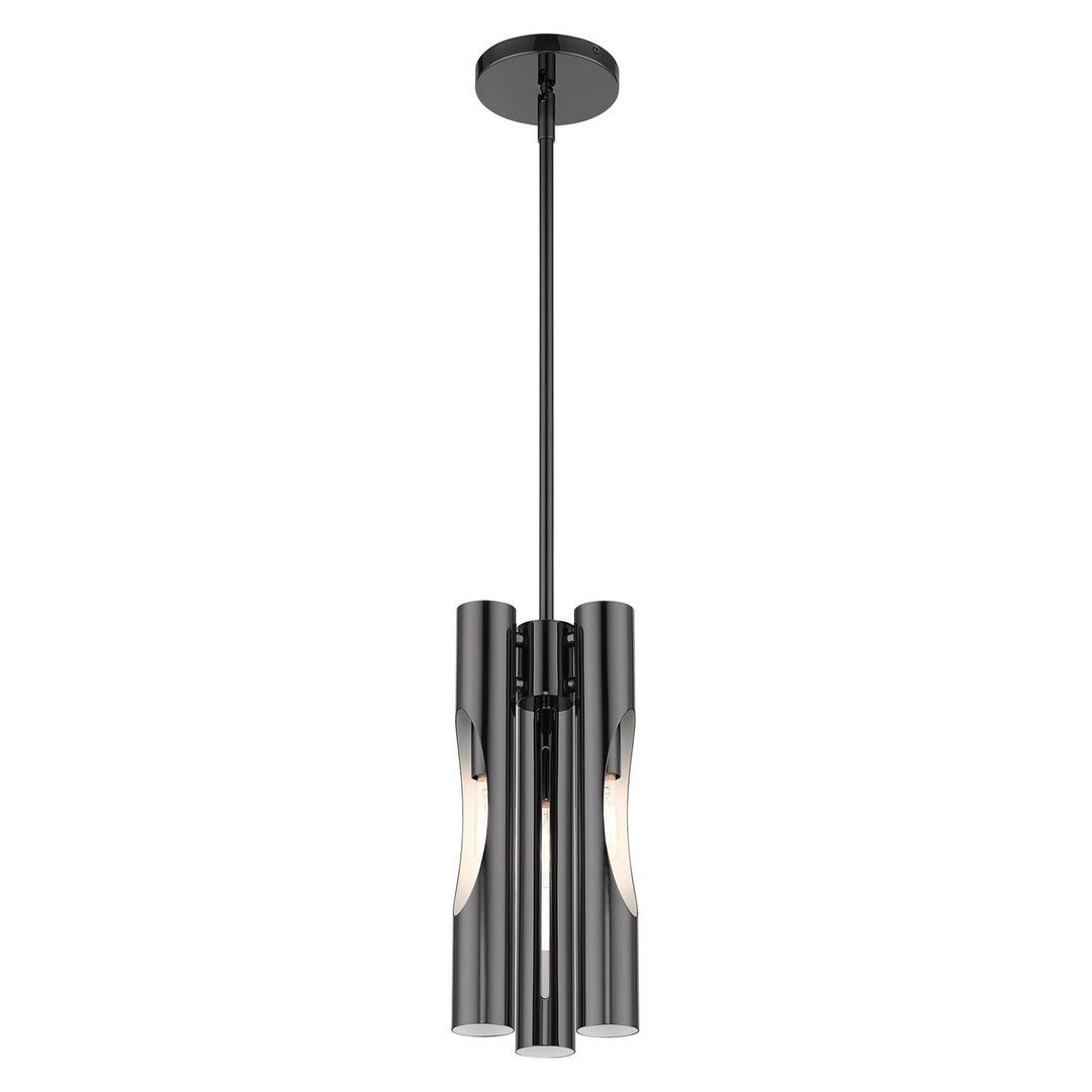 Livex Acra 45913-46 Pendant Light - Black Chrome