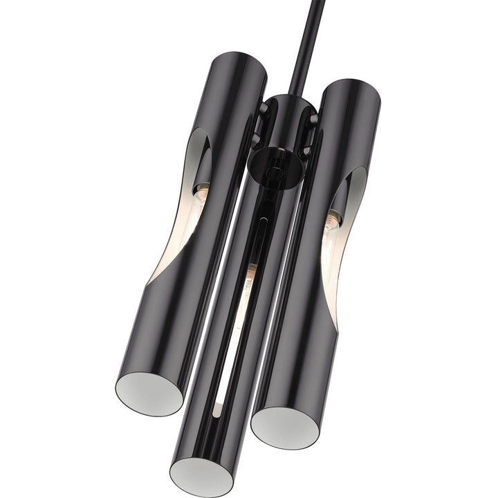 Livex Acra 45913-46 Pendant Light - Black Chrome