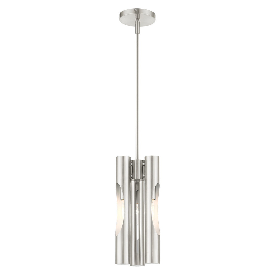 Livex Acra 45913-91 Pendant Light - Brushed Nickel