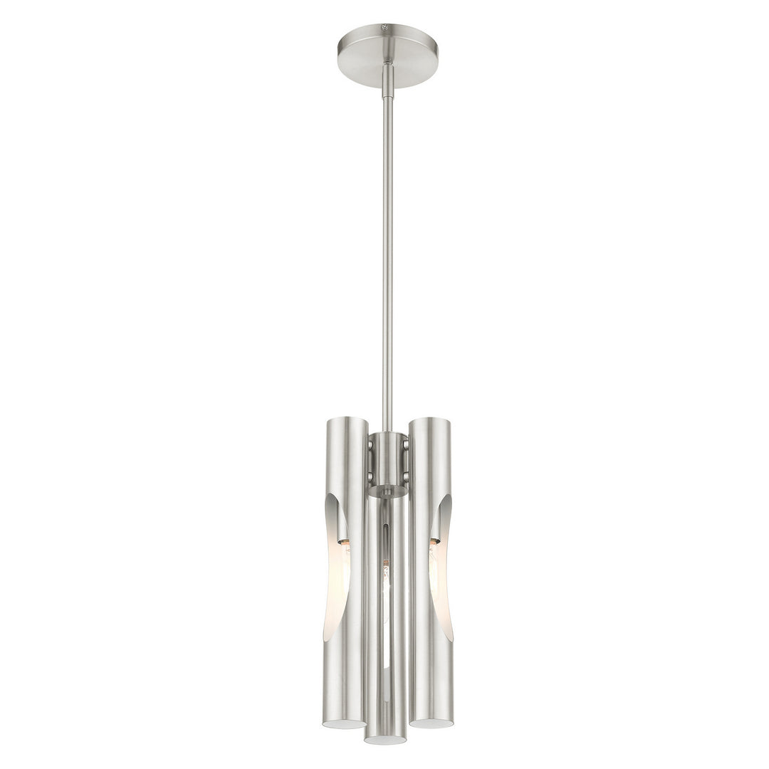 Livex Acra 45913-91 Pendant Light - Brushed Nickel