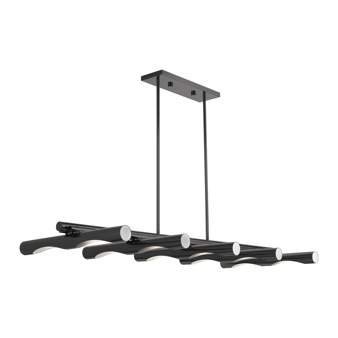 Livex Acra 45918-46 Pendant Light - Black Chrome