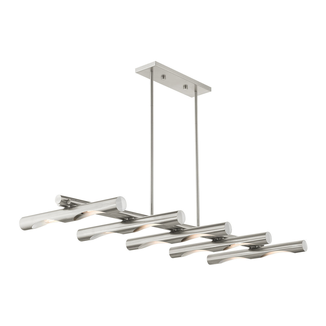 Livex Acra 45918-91 Pendant Light - Brushed Nickel