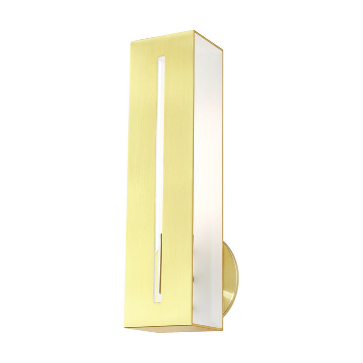 Livex Soma 45953-12 Wall Sconce Light - Satin Brass