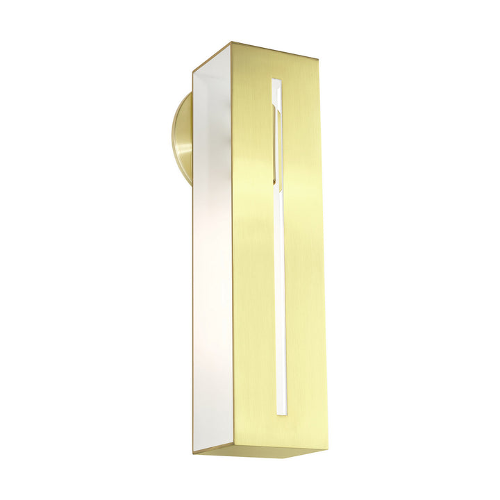Livex Soma 45953-12 Wall Sconce Light - Satin Brass