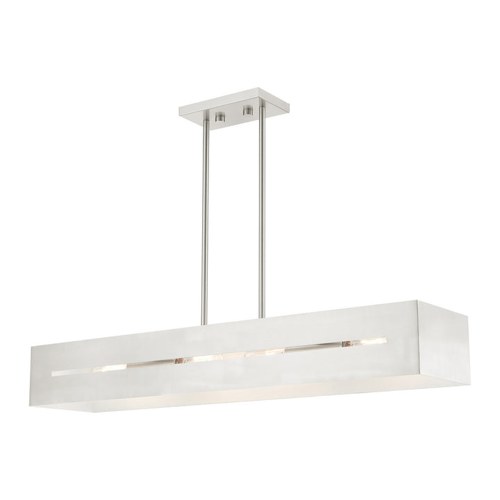 Livex Soma 45957-91 Pendant Light - Brushed Nickel