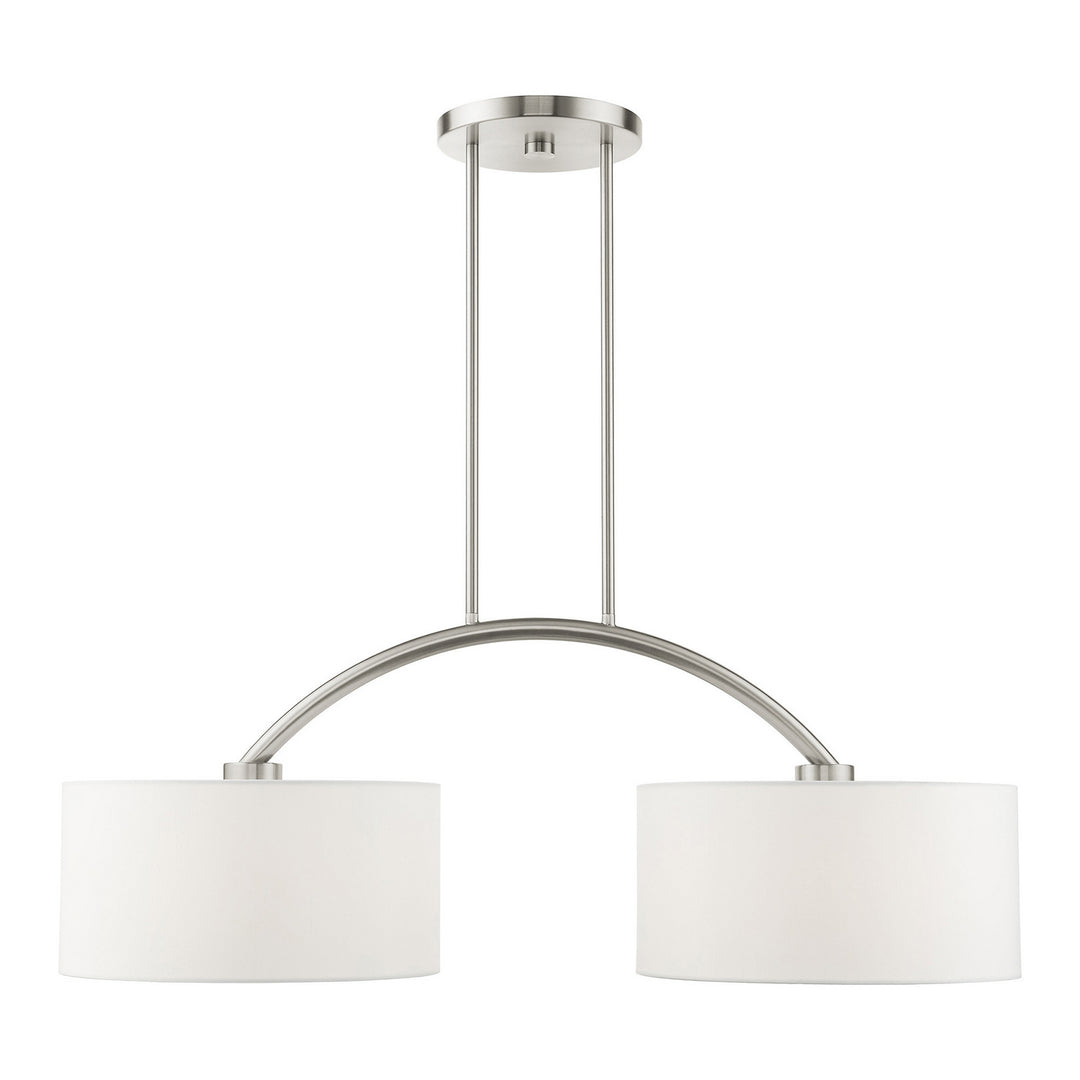 Livex Meridian 45982-91 Pendant Light - Brushed Nickel