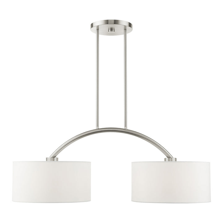 Livex Meridian 45982-91 Pendant Light - Brushed Nickel