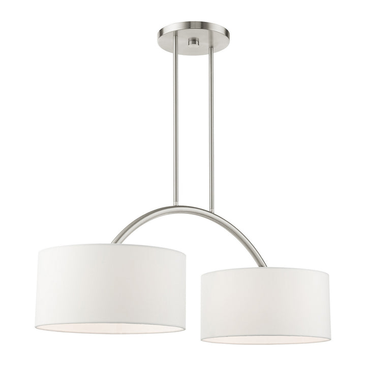 Livex Meridian 45982-91 Pendant Light - Brushed Nickel